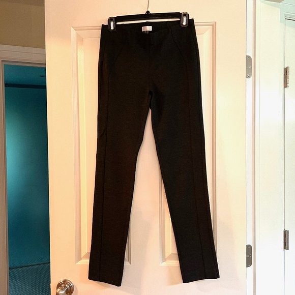 Ecru Charcoal Skinny Stretch Pants - Picture 1 of 9